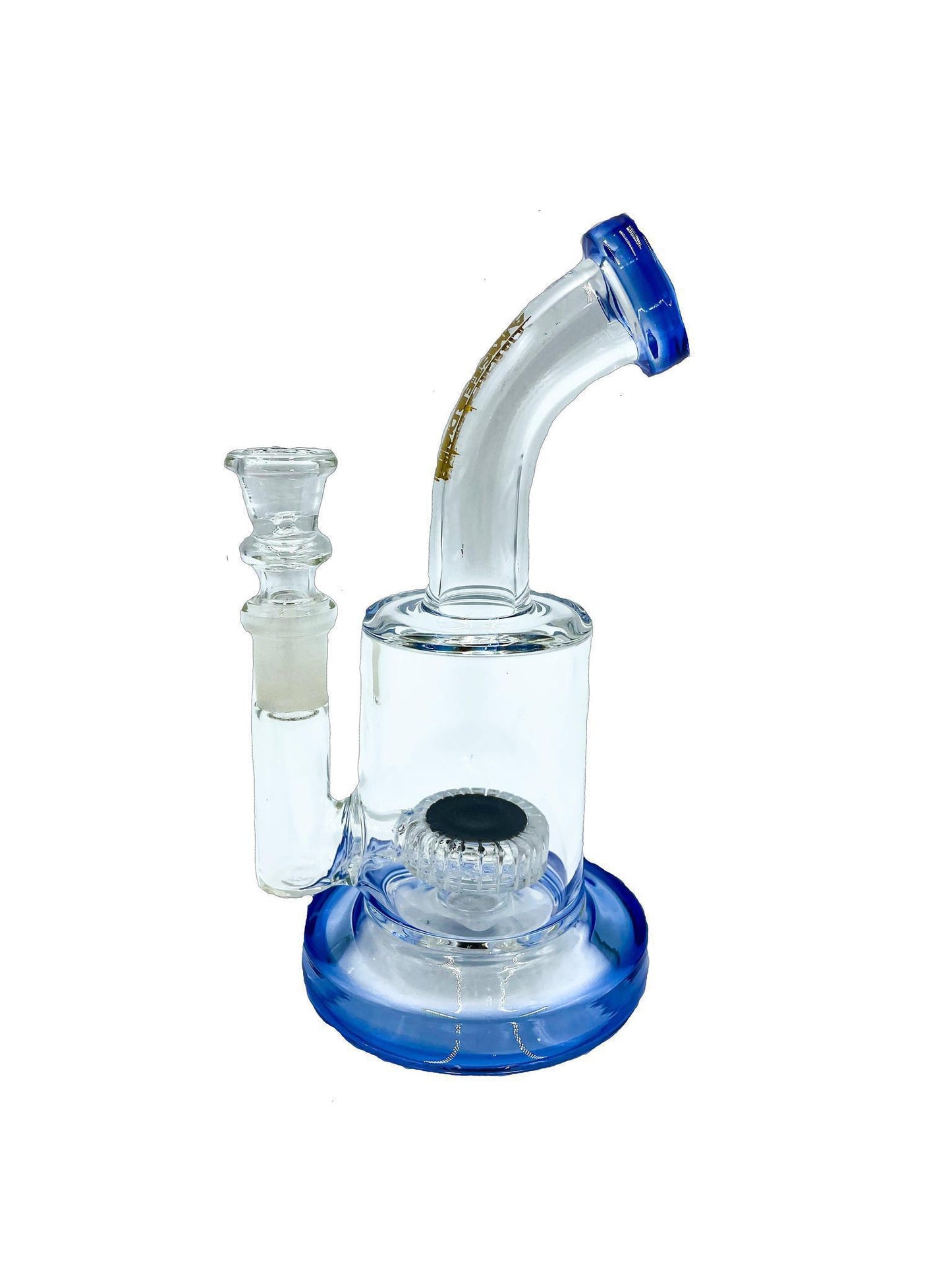 Amsterdam Glass Hanger w/ Can Perc Water Pipe - 7"