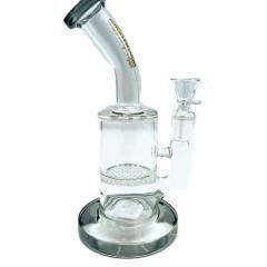 Amsterdam Glass Bent Honeycomb Rig - 7.5"