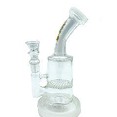 Amsterdam Glass Bent Honeycomb Rig - 7.5"