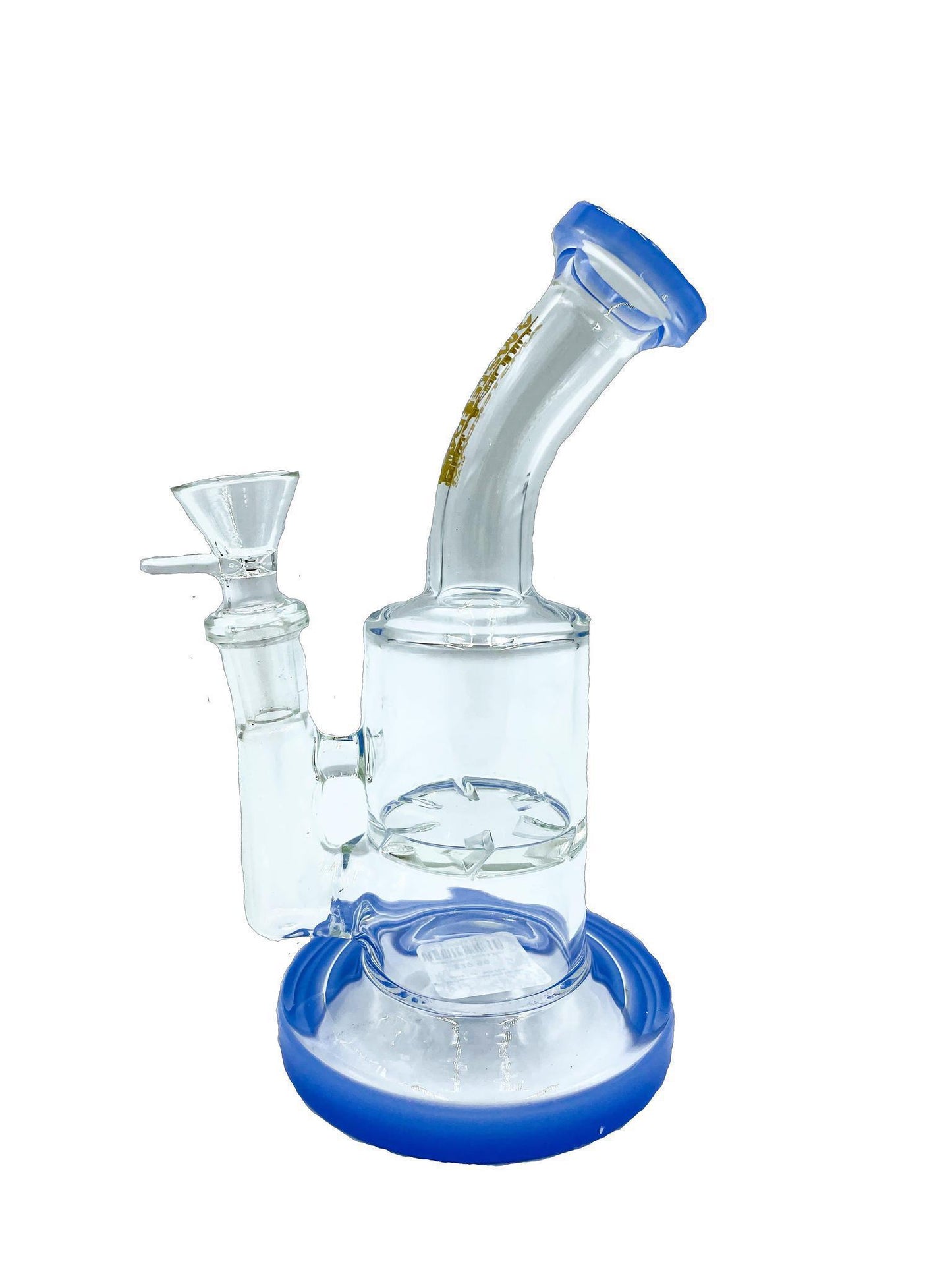 Amsterdam Glass Bent Turbine Water Pipe - 8"