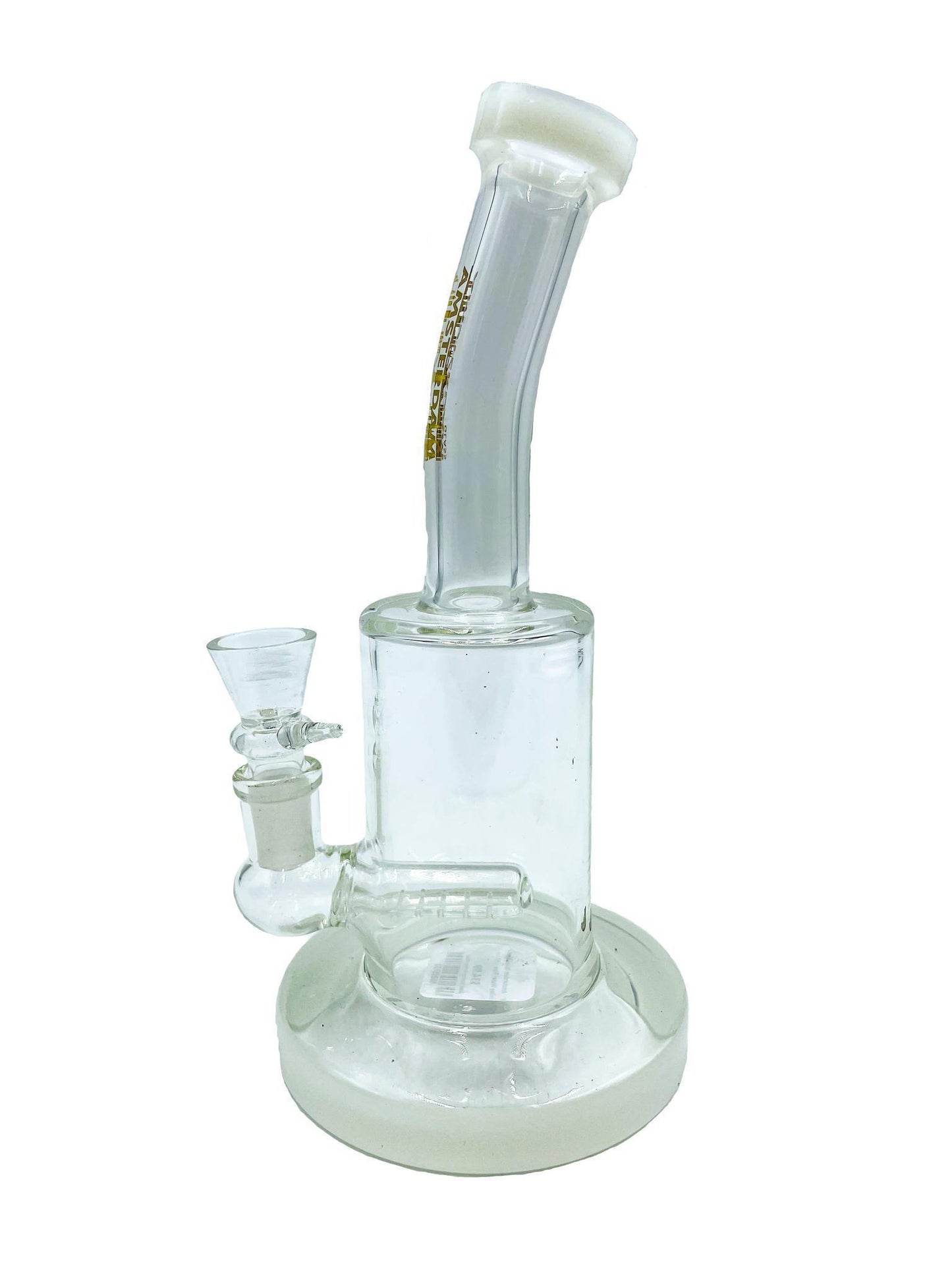 Amsterdam Glass Bent Inline Water Pipe - 8"