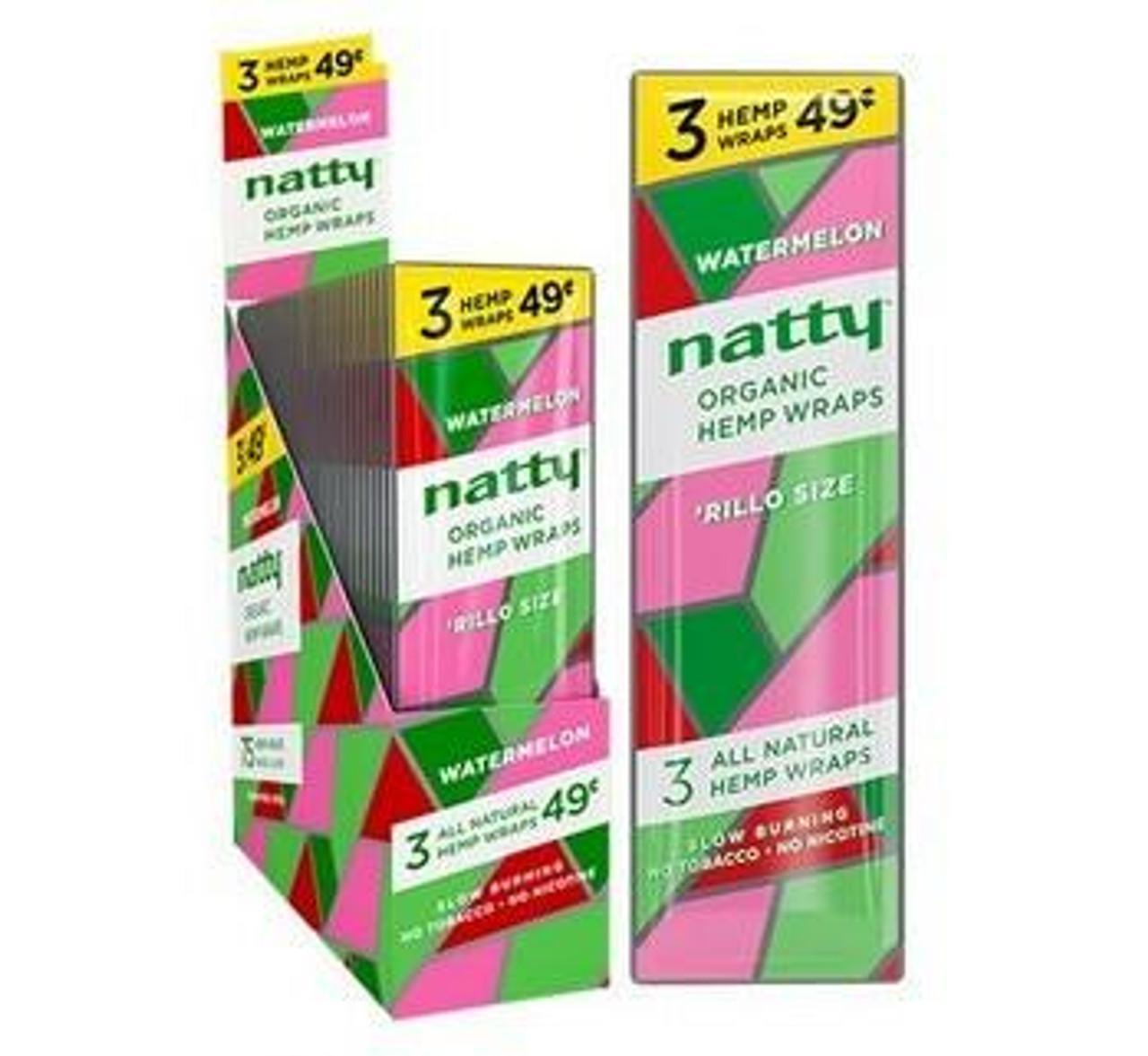 Natty Rilo Organic Hemp Wraps - 3 / $0.49