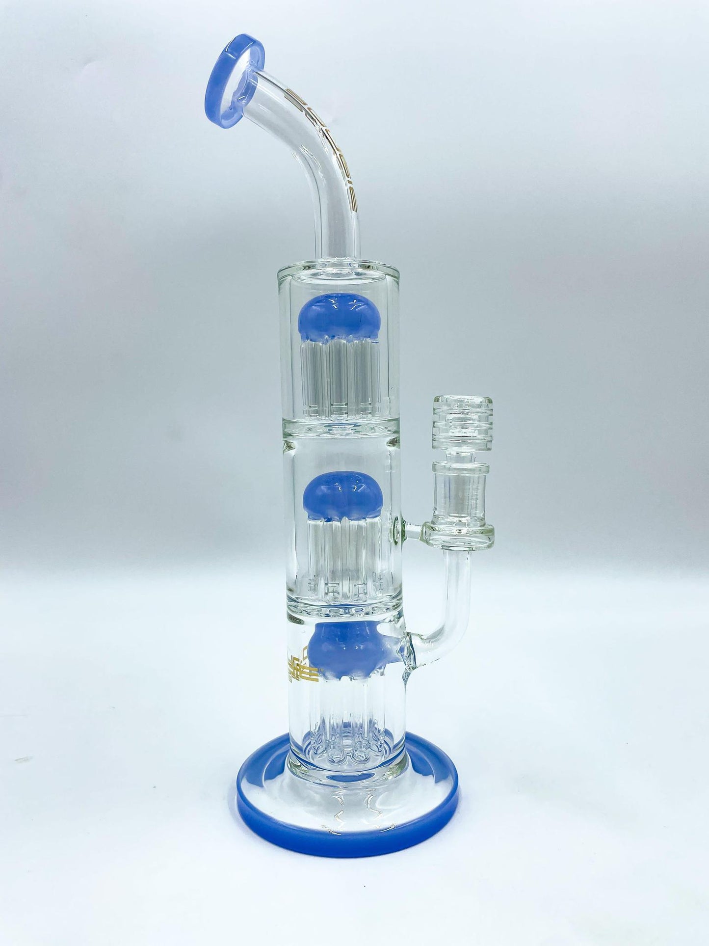 Bougie Glass - Triple Tree Perc Water Pipe ( 11" )