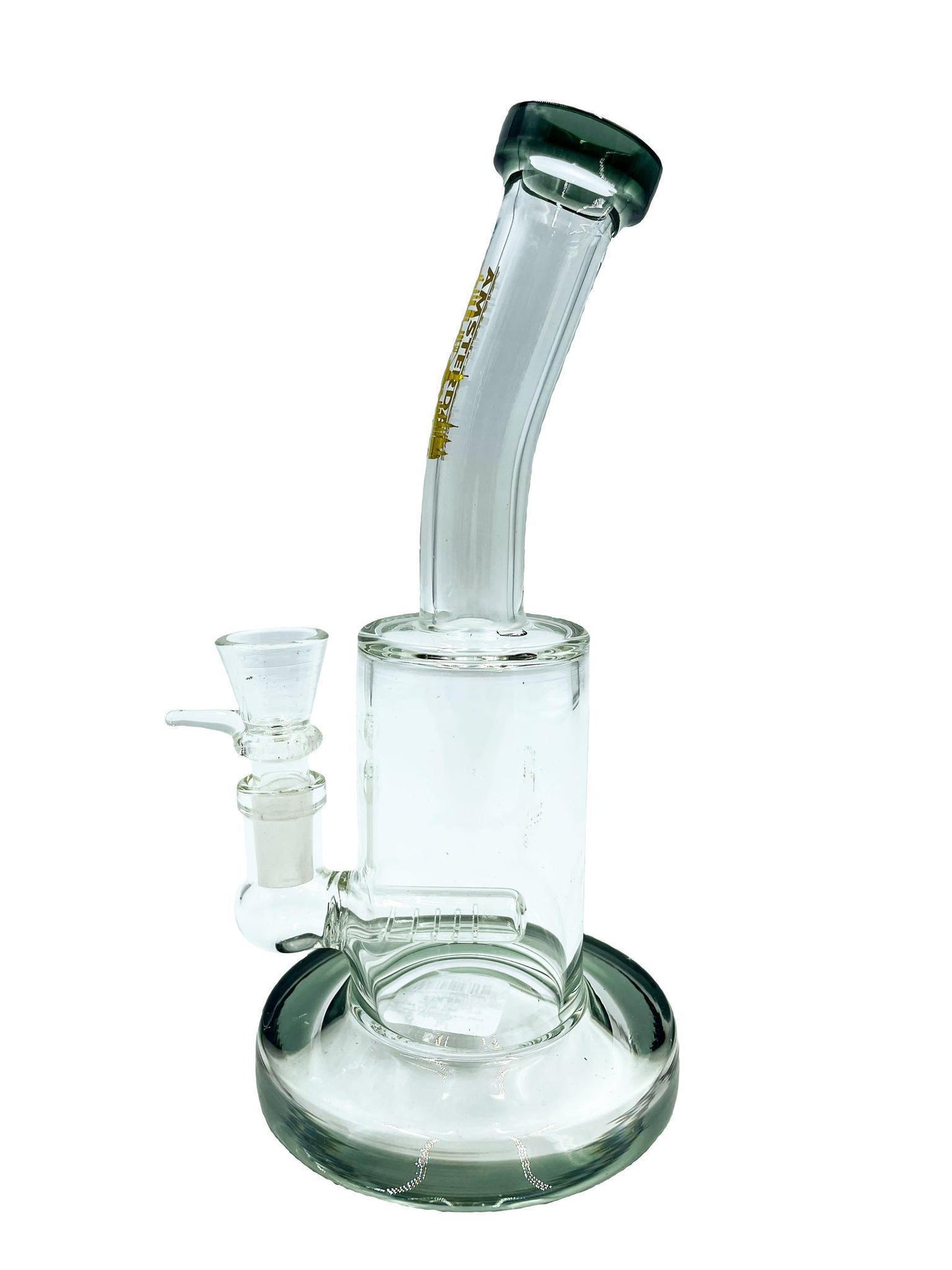 Amsterdam Glass Bent Inline Water Pipe - 8"
