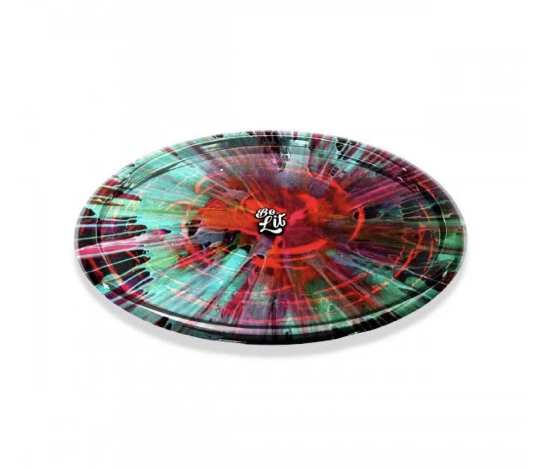 Be Lit Rolling Tray - Round