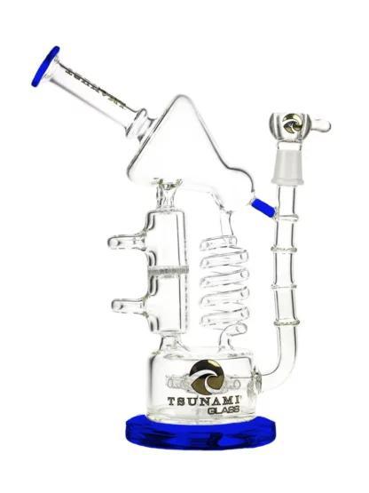 Tsunami Concentrate Rig Sprinkler Honeycomb Twist Recycler - 12"
