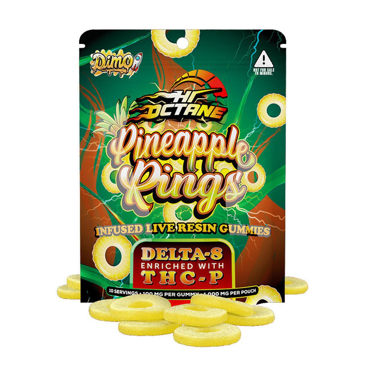 Dimo Hi Octane Infused Live Resin Gummies - 1000mg (Delta 8 + THC-P)