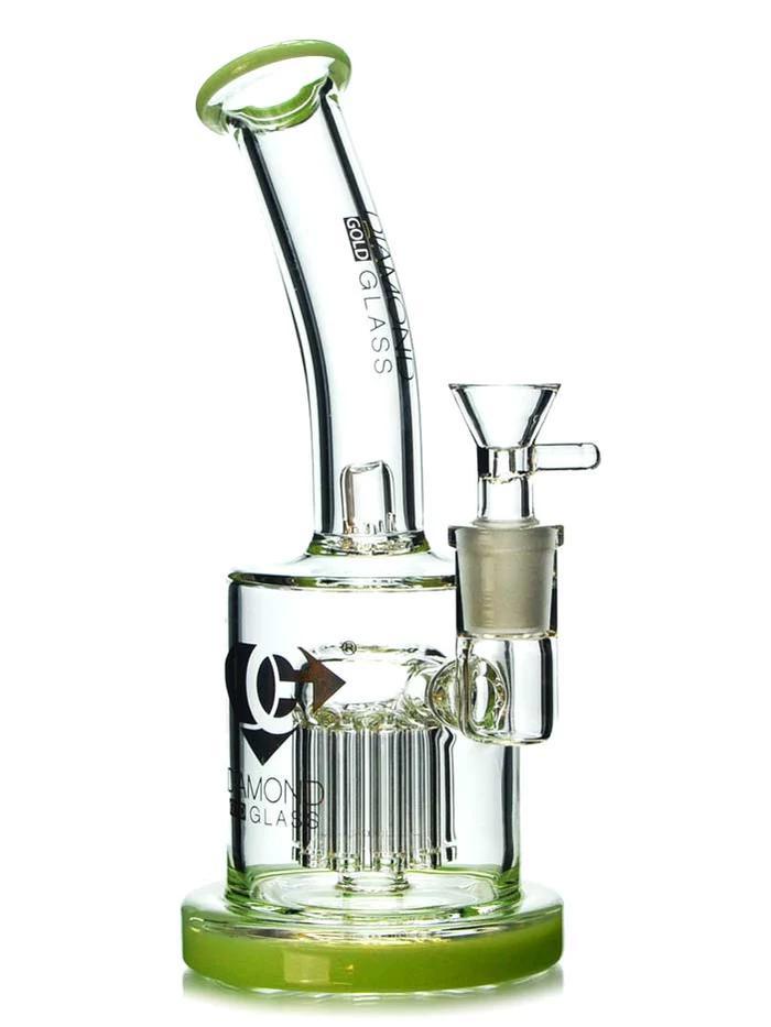 Diamond Glass - Gremlin Water Pipe (8")