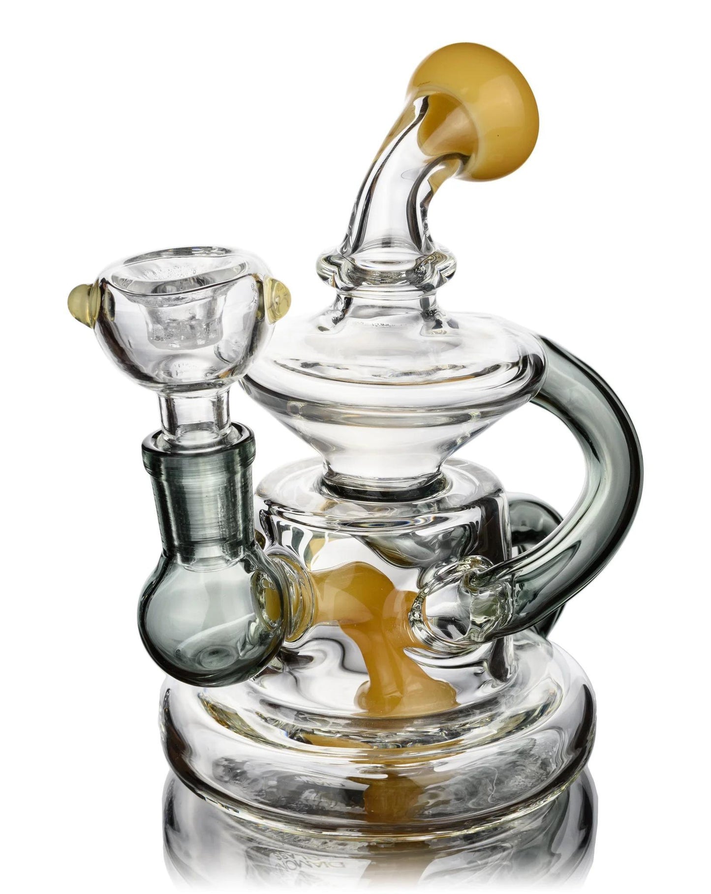 Diamond Glass - Showerhead Wide Base Double Recycler (7")