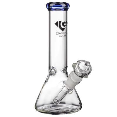 Diamond Glass - Sugar Water Pipe (8")