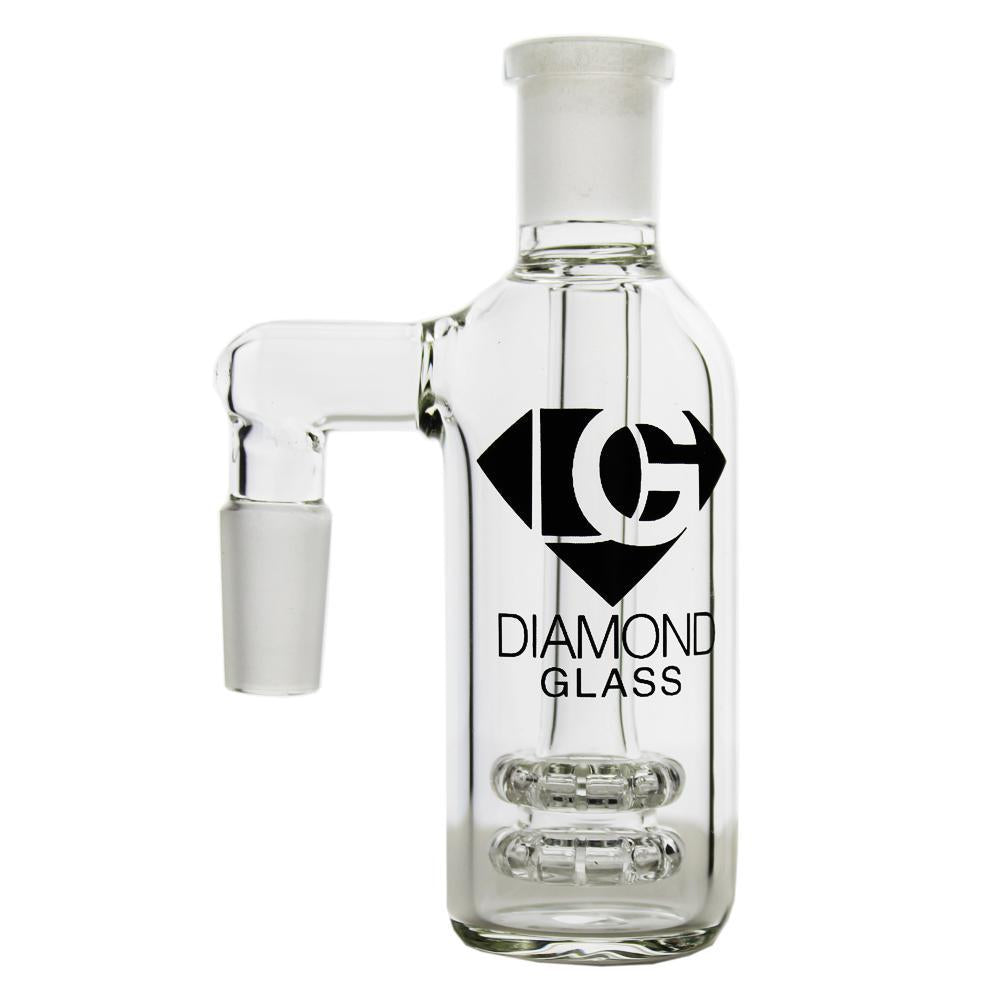 Diamond Glass Diamond Double Disc Ash Catcher - 14mm (90°)