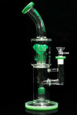Diamond Glass - Diamond Diow XL Water Pipe (14")