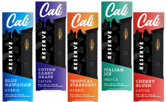 Cali Reserve Pre-Heat Disposable - 3.5g (PHC + THC-P + THC-JD)