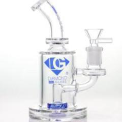 Diamond Glass - Diamond Chomper Water Pipe (7")