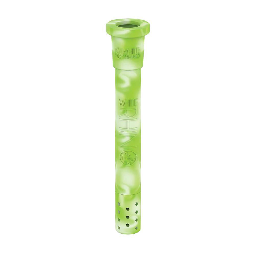 White Rhino Adjustable Silicone Downstem - Glow in the Dark