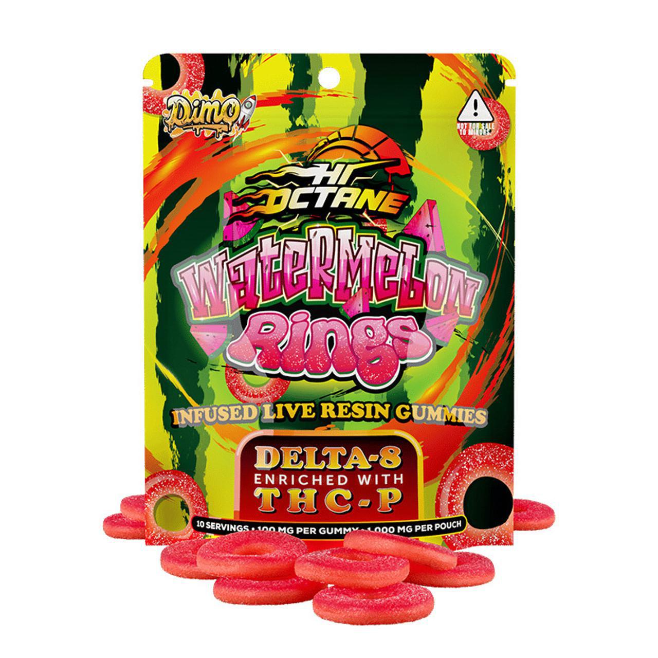 Dimo Hi Octane Infused Live Resin Gummies - 1000mg (Delta 8 + THC-P)