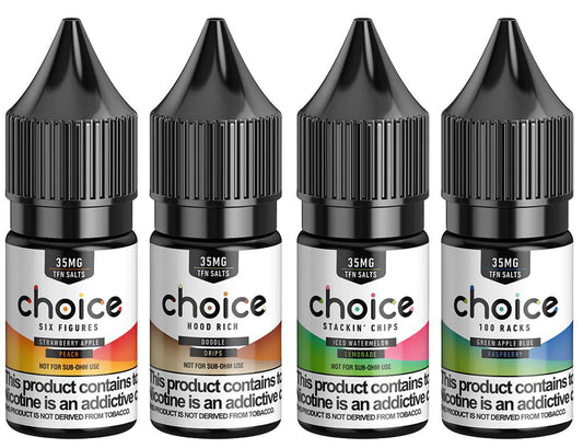 Choice Tobacco Free Nicotine Salt Juice - 30ml