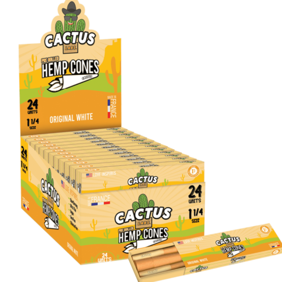 Cactus 1 1/4 Hemp Cones (6ct)