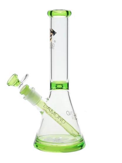 Diamond Glass - Diamond Fleek Water Pipe (11")