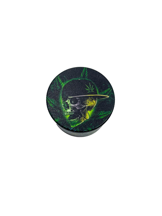 Crushers Pot Leaf Skull - 50mm