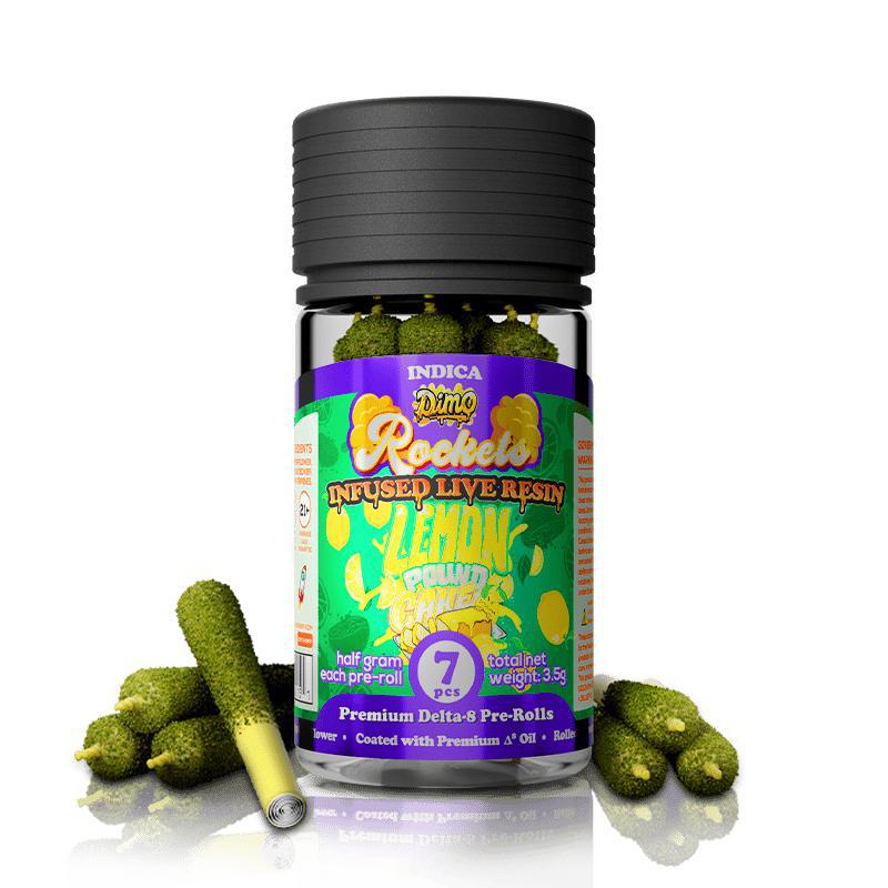 Dimo Delta 8 Rockets Pre-Rolls - 3.5g (7ct Jar)
