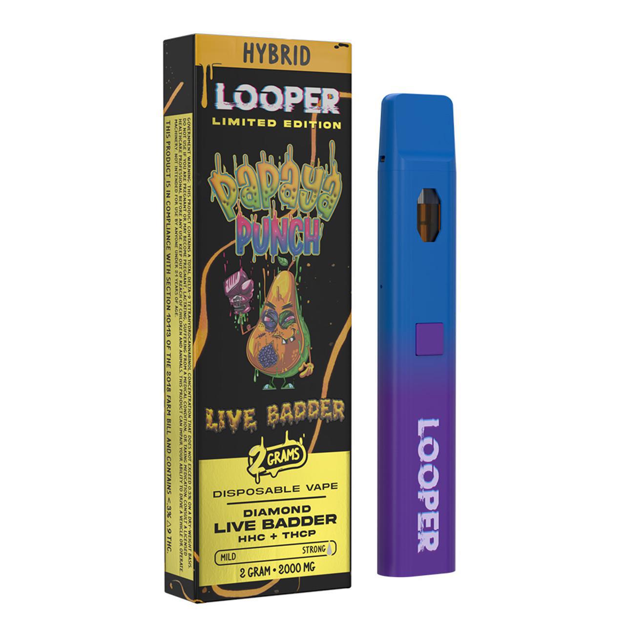 Looper - Limited Edition Diamond Live Badder (HHC + THCP) 2G Disposables