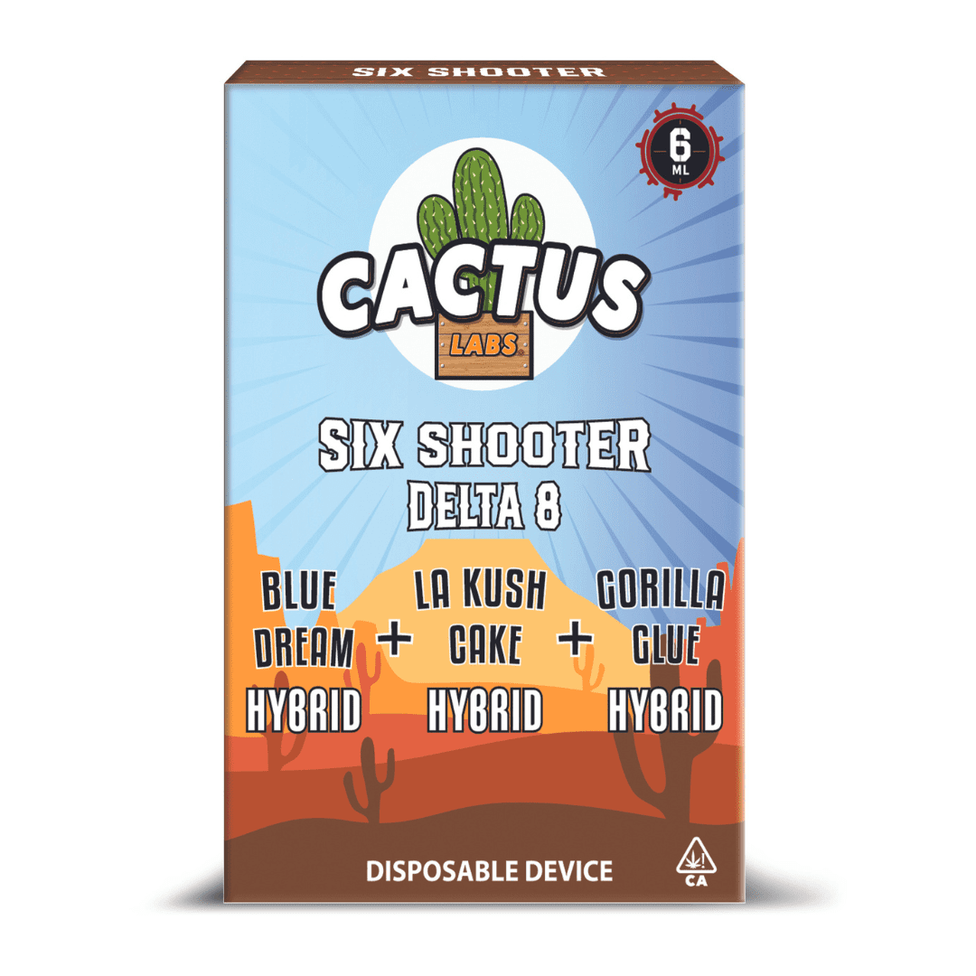 Cactus Labs Six Shooter Disposable - 6g (Delta 8)