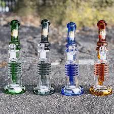 Illuminati Glass Ratchet Torus Incycler Rig - 10"