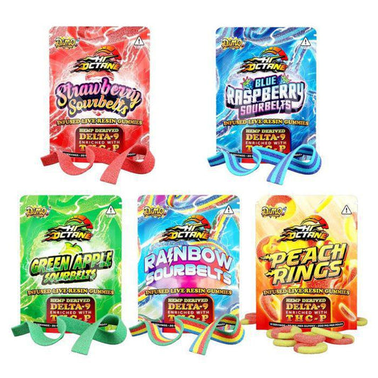 Dimo Hi Octane Infused Live Resin Gummies - 200mg (Delta 9  + THC-P)