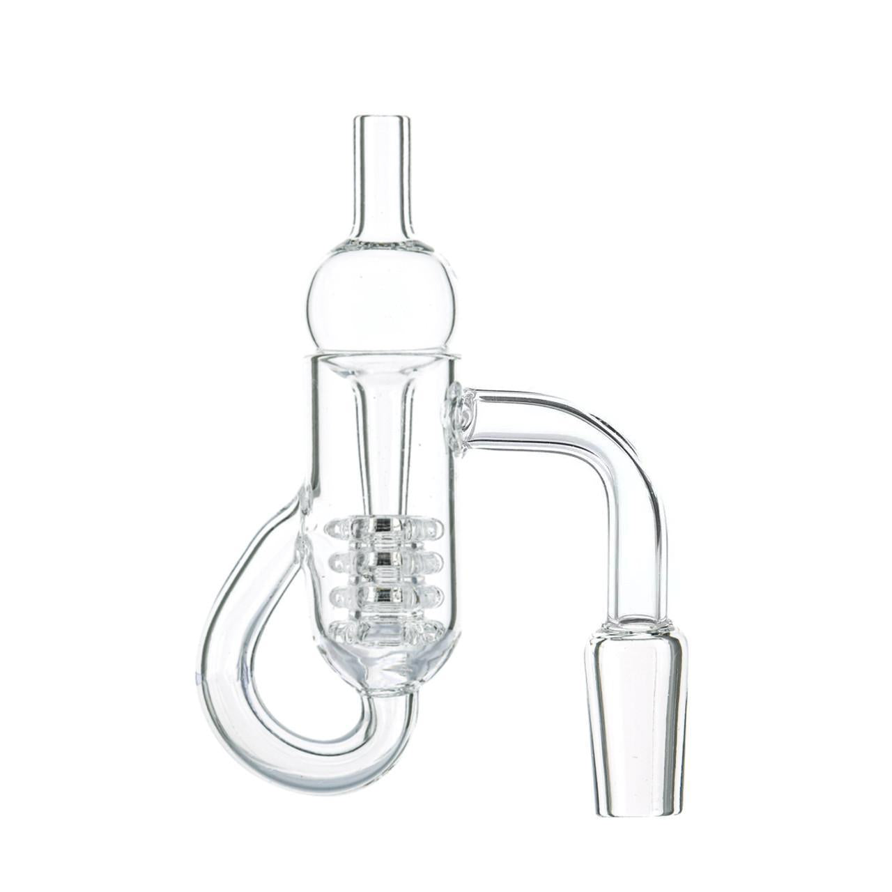Diamond Knot Recycler Quartz Banger - 14mm (90º)