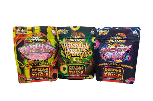 Dimo Hi Octane Infused Live Resin Gummies - 1000mg (Delta 8 + THC-P)