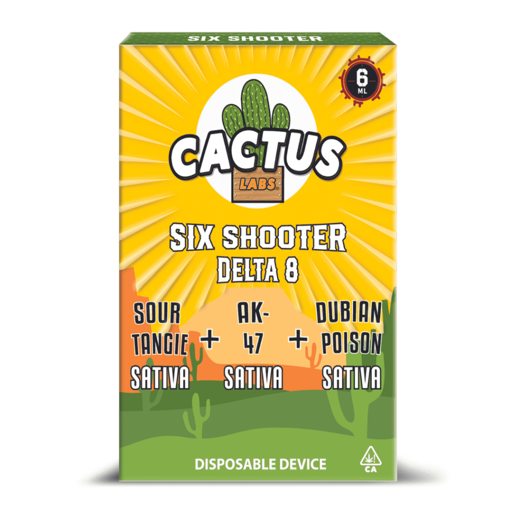 Cactus Labs Six Shooter Disposable - 6g (Delta 8)
