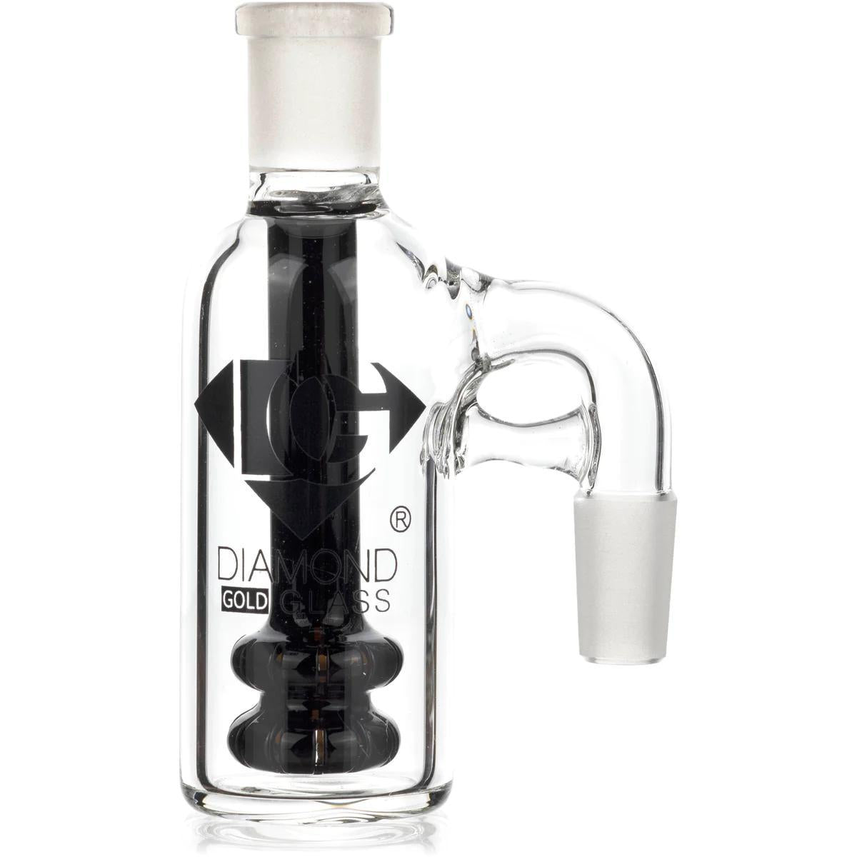 Diamond Glass Diamond Double Disc Ash Catcher - 14mm (90°)