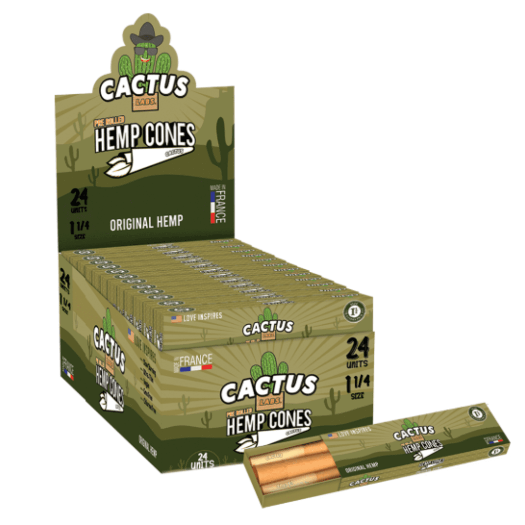 Cactus 1 1/4 Hemp Cones (6ct)
