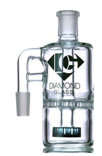 Diamond Glass Diamond Ash Catcher - 14mm (45°)