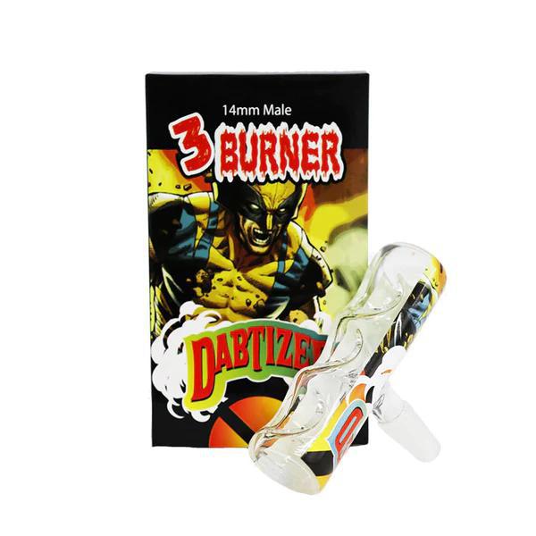 Dabtized 3 Burner Glass Bowl - 14mm Male
