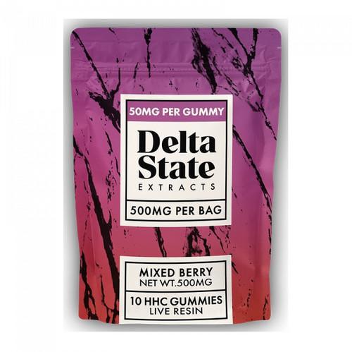 Delta State Extracts Live Resin Gummies - 500mg (HHC)