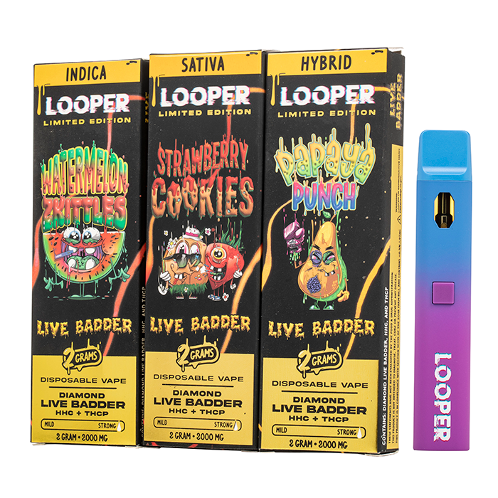 Looper - Limited Edition Diamond Live Badder (HHC + THCP) 2G Disposables