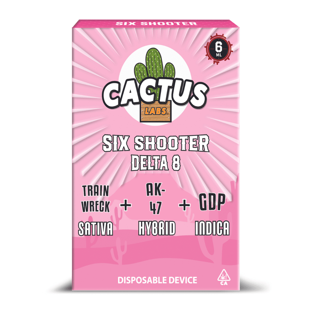 Cactus Labs Six Shooter Disposable - 6g (Delta 8)