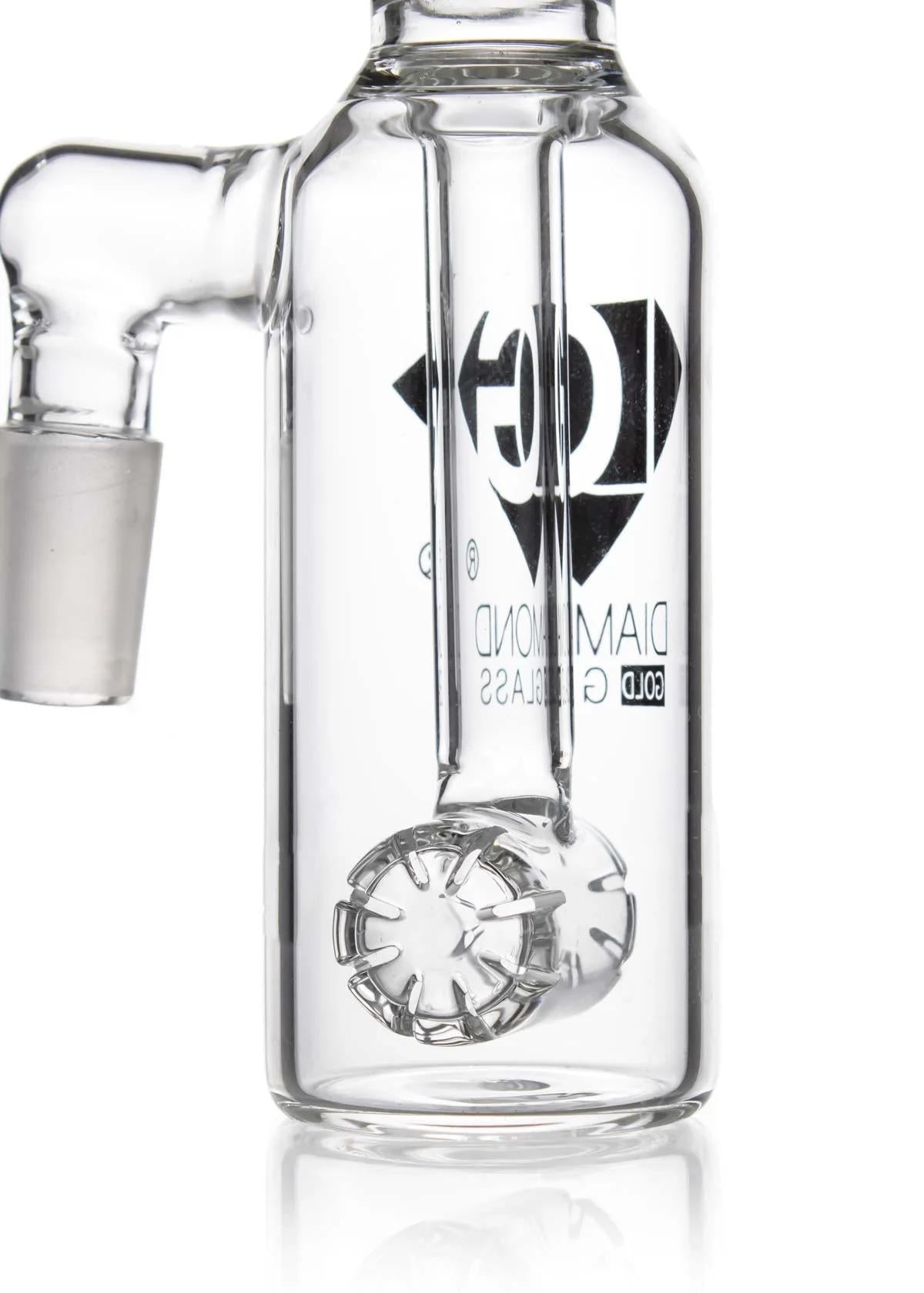 Diamond Glass - Diamond Hammer Ash Catcher - 14mm (90°)