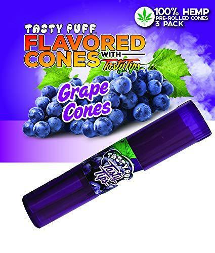 Tasty Puff Tasty Tips Flavored Cones - 3pc