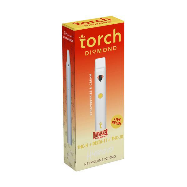 Torch Diamond Haymaker Blend Disposable - 2200mg (D11 + THC-H +THC-JD)