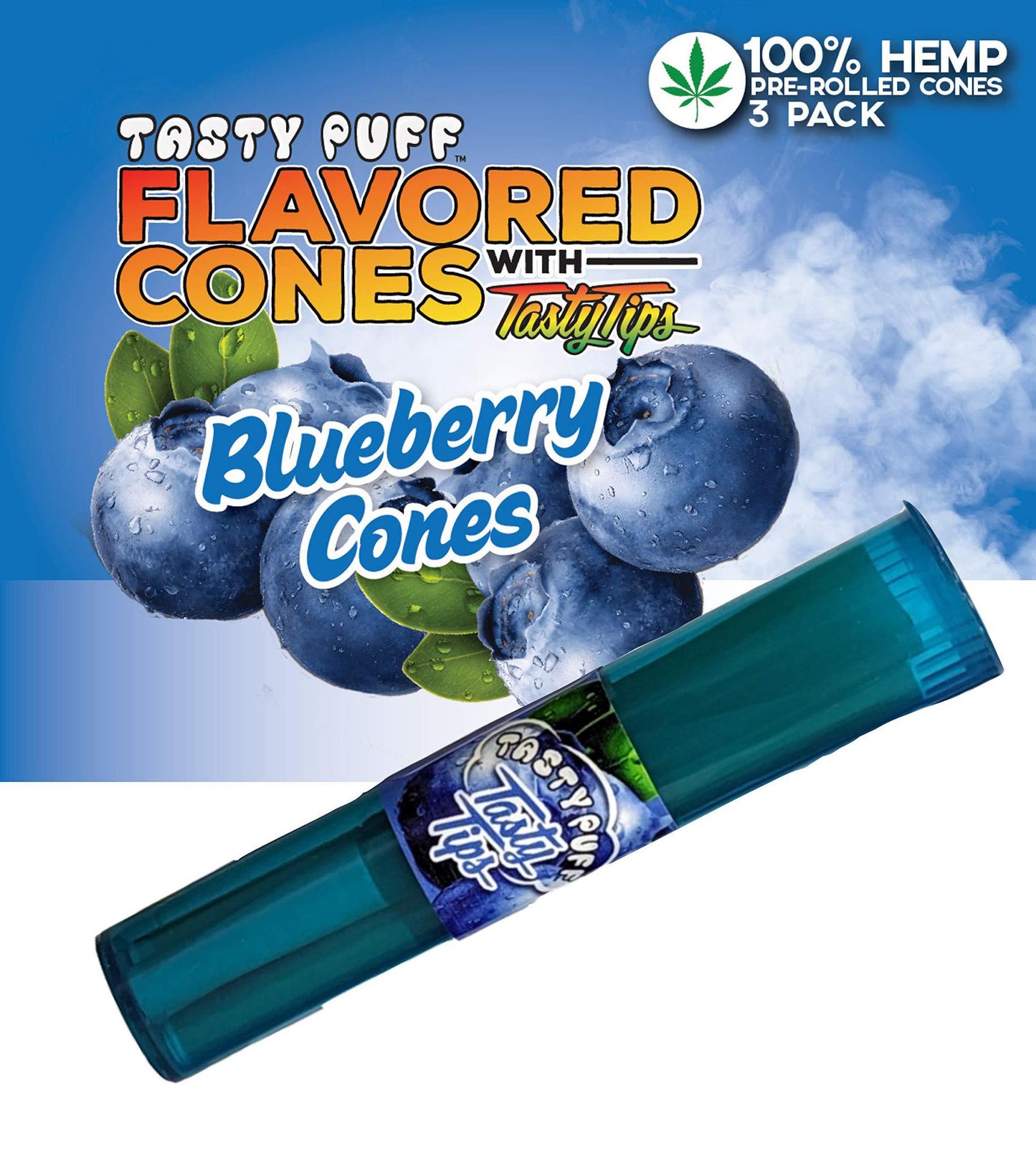 Tasty Puff Tasty Tips Flavored Cones - 3pc