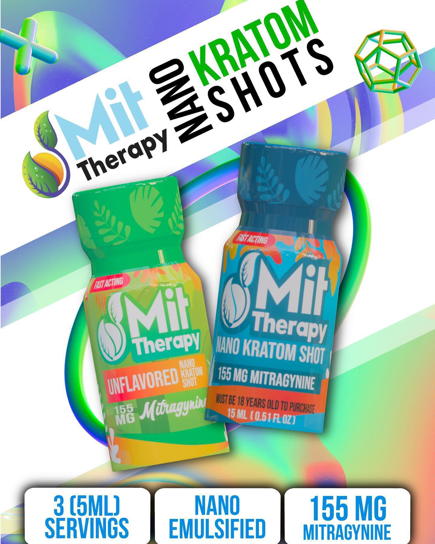 Mit Therapy Nano Kratom Shots - 155mg Mitragynine