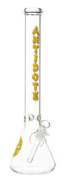 Antidote Glass Drip Water Pipe - 18"