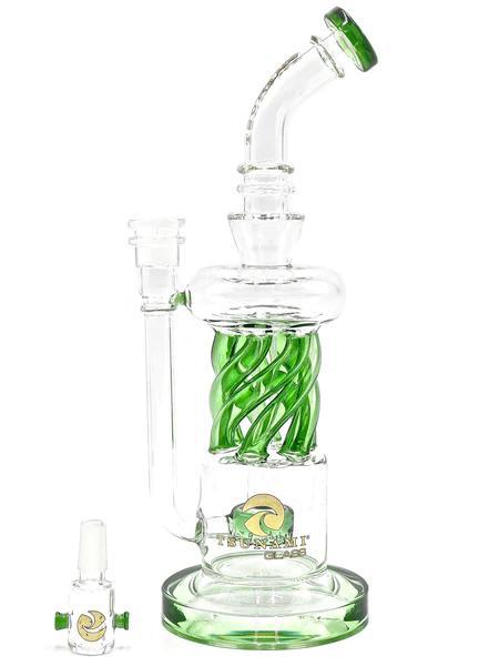 Tsunami Shower Head Twist Perc Recycler - 12"