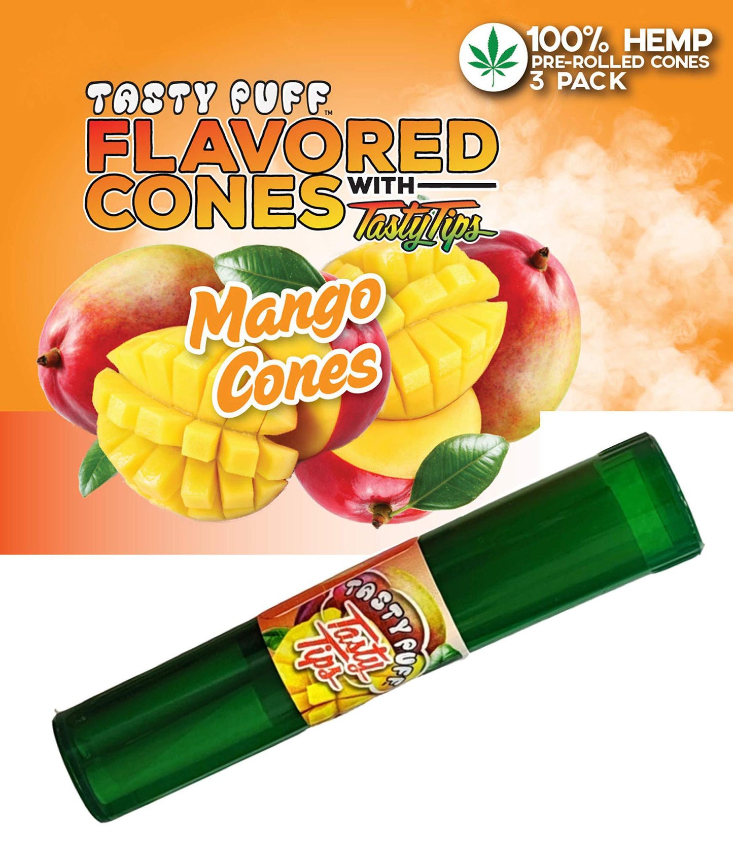 Tasty Puff Tasty Tips Flavored Cones - 3pc