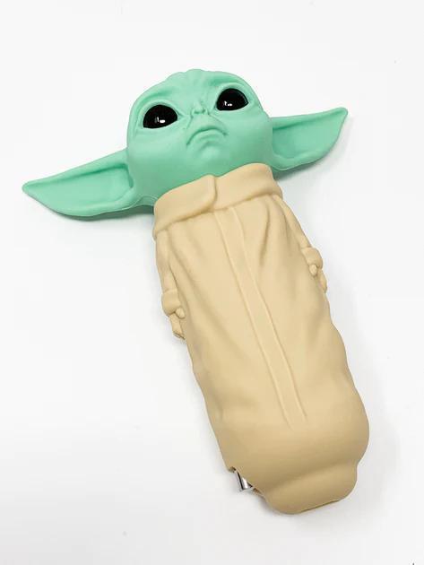 Baby Yoda Silicone Hand Pipe - 4.5"