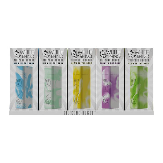 White Rhino Silicone Dugout Glow In The Dark