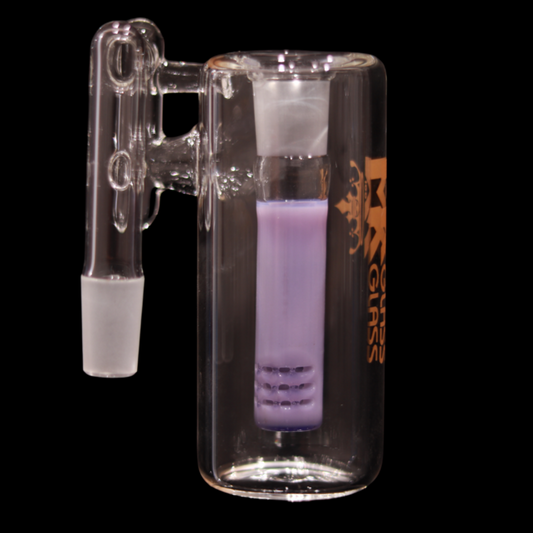 MK Glass Milky Downstem Ash Catcher